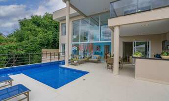 Imagem 1: A casa dos 7 lagos com 4 suítes `a venda no Condomínio Marambaia - Vinhedo S.P