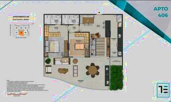 Imagem 6: Tesla Design Residence - 2 quartos, 1 suíte e 2 vagas de garagem - Piratininga