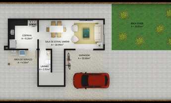 Imagem 3: Casa na planta no Araçagy