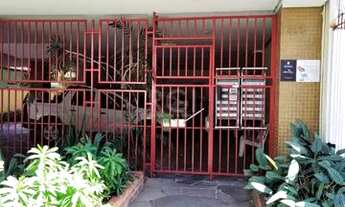 Imagem 3: Apartamento 2 dormitórios semimobiliado, living 2 ambientes com lareira, cozinha e área de