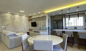 Imagem 2: Apartamento Mobiliado com 1 suíte mais 2 dormitórios à venda por R$ 900.000 - Centro - Cas