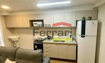 Imagem 7: Água Fria - locação de apartamento mobiliado de 48 m², com 2 dormitórios sendo 1 suite, 1