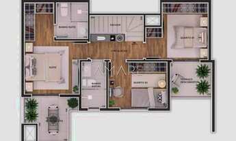 Imagem 7: COBERTURA com 3 dormitórios à venda com 227.08m² por R$ 1.480.000,00 no bairro Rebouças