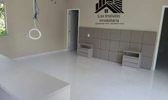 Imagem 2: Alphaville com 4 suítes / semi mobiliada e climatizada// ponta negra