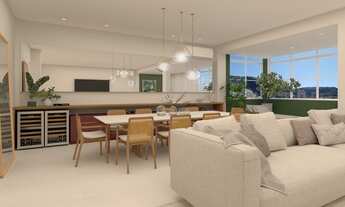 Imagem 6: Apartamento em edifício tradicional e sofisticado. Projeto paisagístico Burle Marx