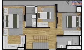 Imagem 2: Apartamento Duplex, VAZ Batel, 3 Quartos, sendo 1 Suíte, 2 vagas