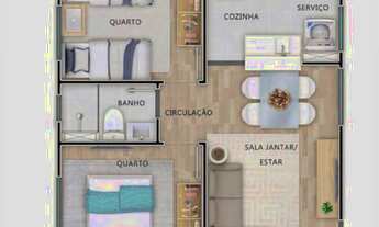 Imagem 3: Alugo apartamento MRV chapada dos pinheiros