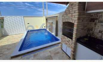 Imagem 2: Casa térrea com piscina e varanda gourmet, bairro Flora Rica 2 - Peruíbe/São Paulo