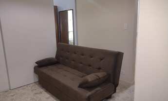 Imagem 3: Apto vista pra mar, na avenida da Praia do Gonzaga-Santos Garagem e Ar Condicionado