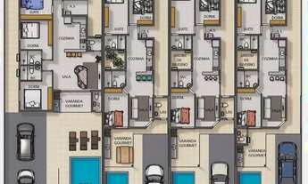 Imagem 5: Casa para venda com 173 metros quadrados com 3 quartos em Balneário Gaivota - Itanhaém - S