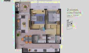 Imagem: Apartamento com 2 dormitórios à venda