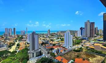 Imagem 5: Apart. mobiliado no Ed. Studio da Praia em Ponta Negra com vista mar, andar alto, lado som