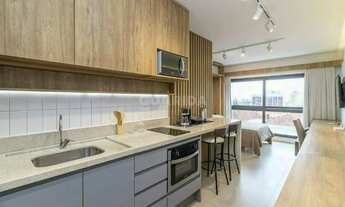 Imagem 3: Apartamento Loft mobiliado no bairro Petrópolis, com 1 vaga de garagem e andar alto!