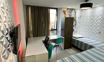 Imagem 7: Oportunidade, lindo apartamento, andar alto, vista livre pro mar, mobiliado e decorado, co