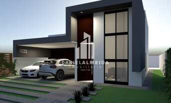 Imagem 2: Casa térrea em construção no Alphaville 1