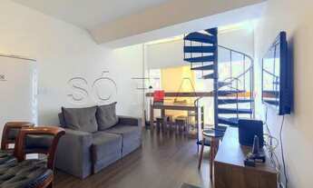 Imagem 2: Flat estilo Duplex disponível para locação muito bem localizado ficando próx da Av. Paulis