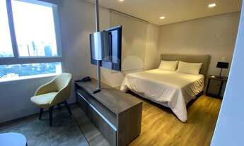 Imagem 3: Apartamento mobiliado no Brooklin - 1 suíte - 1 vaga e varanda