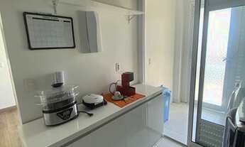 Imagem 7: Apartamento 02 dormitórios mobiliado com varanda gourmet - Alphaville