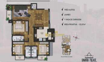 Imagem 3: Apartamento com 3 dormitórios à venda, 138 m² por R$ 1.952.535 - Bavária - Gramado/RS