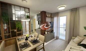 Imagem 2: Apartamento com 2 dormitórios à venda, 50 m² por R$ 240.200,00 - Loteamento Jardim Sol Nas