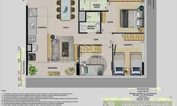 Imagem 4: Apartamento à venda com 66,00m² e 3 quartos em Barra da Tijuca, Rio de Janeiro - RJ