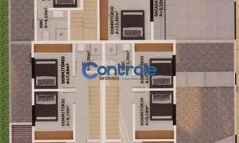 Imagem 6: Casa em construção com 03 dormitórios, sendo 01 suíte e 02 vagas no Sertão do Imaruim