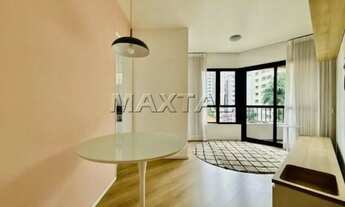 Imagem 2: Apartamento de 36m² com sacada, 1 dormitório e 1 vaga de garagem, na Vila Nova Conceição