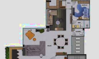 Imagem 7: Apartamento em Petrópolis com 4 suítes