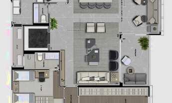 Imagem 5: Infraestrutura para instalação de som ambiente na varanda e sala, Infraestrutura para inst