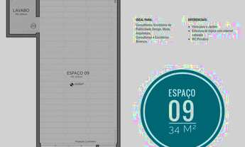 Imagem 6: Ponto comercial disponível para locação com 34m² - Rebouças - Curitiba - PR