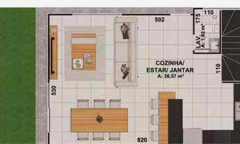 Imagem 5: SOBRADO com 3 dormitórios à venda com 115.28m² por R$ 598.000,00 no bairro Bairro Alto - C