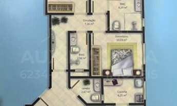 Imagem 2: Apartamento com 2 dormitórios sendo 1 suíte