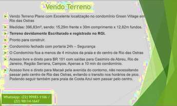 Imagem 2: Terreno em Rio das Ostras com 396m² 5min da praia