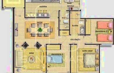 Imagem 4: Apartamento (outros) 3 dormitórios/suite, cozinha planejada, portaria 24hs, lazer, espaço