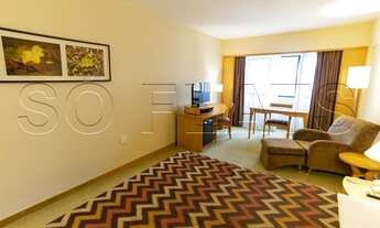 Imagem 2: Flat no Sol Alphaville 1 dorm e 1 vaga de garagem disponível para locação