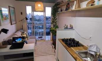 Imagem 3: Apartamento para venda tem 29 metros quadrados com 1 quarto com varanda