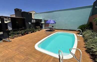 Imagem: Casa Espaçosa com Piscina e Jardim em Andradina!