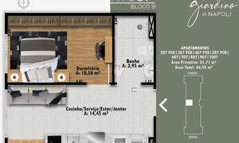 Imagem 3: O Residencial Giardino Di Napoli será construído na Faixa Nova de Camobi, com ac