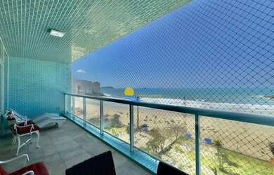 Imagem 3: Apartamento frente mar com sacada Pitangueiras Guarujá