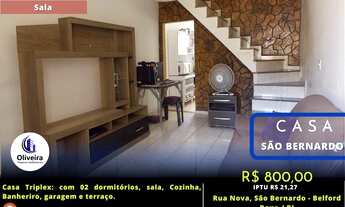 Imagem 5: Triplex para Locação em Belford Roxo, São Bernardo, 2 dormitórios, 1 banheiro, 1 vaga