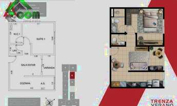 Imagem 6: Apartamento com 1 dormitório à venda, 42 m² por R$ 295.260,00 - Atibaia Jardim - Atibaia/S