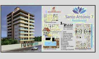 Imagem 2: Apartamento com 1 dormitório à venda, 50 m² por R$ 260.000,00 - Mirim - Praia Grande/SP