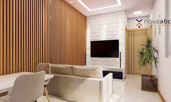 Imagem 3: Apartamento com 2 dormitórios à venda, 46 m² por R$ 245.000,00 - Cidade São Jorge - Santo