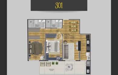 Imagem 5: Lançamento com 2 quartos e varanda na Praia da Ribeira, PREÇO VÃLIDO SOMENTE ATÉ O FINAL D