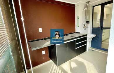 Imagem 6: Ap 1 dorm., 42m2, semimobiliado, varanda, 2 banh., ar cond., 1 vaga, 1ª locação