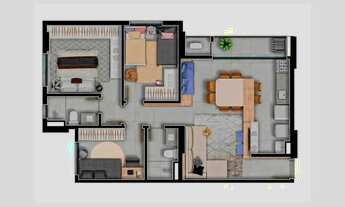Imagem 7: Apartamento de 80 m² com 03 quartos à venda no Catena Aeroporto - Setor Aeroporto - Goiâni