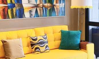 Imagem 3: Barra da Tijuca Waterways Vistão Mar 117 M2 todo mobiliado entrar morar entrega imediata