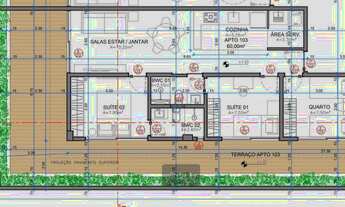 Imagem 2: Apartamento com 101m² 3 quartos sendo 2 suítes com área privativa no Bessa - João Pessoa