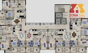 Imagem 3: Apartamento com 2 dormitórios à venda, 61 m² por R$ 445.154,70 - Jardim Luna - João Pessoa