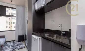 Imagem 4: Apartamento mobiliado e com serviços, com 1 dormitório, 10 m² - venda por R$ 320.000 ou al